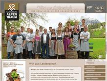 Tablet Screenshot of culinarium-alpentraum.at